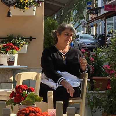 Nostos Restaurant Mrs Athina, our Chef